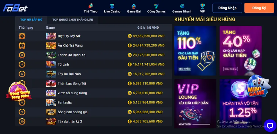 Các chương trình khuyến mãi độc quyền từ mint88